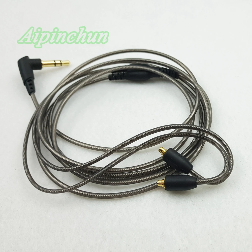 Гибкий штекер Aipinchun для наушников MMCX сменный кабель Shure SE215 SE315 SE425 SE535 SE846 T100