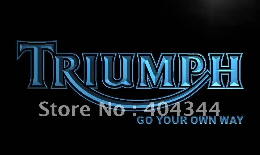 

LG212- Triumph Go Your Own Way LED Neon Light Sign home decor crafts