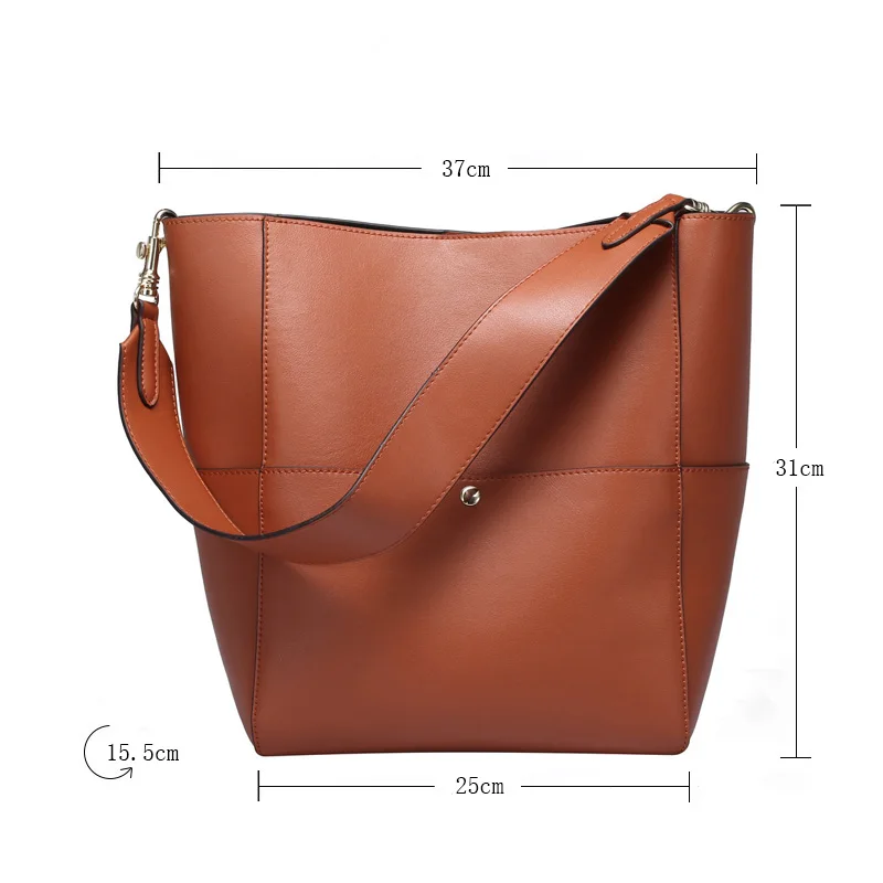 Женская сумка-тоут ZROM Классическая Повседневная сумка из натуральной кожи в