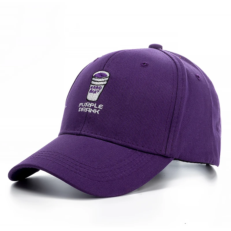 Высококачественная брендовая фиолетовая бейсболка с надписью Snapback хлопковая