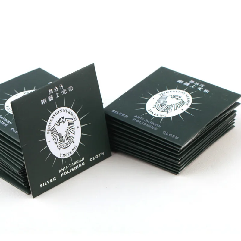 100 шт./упак. оптовая продажа зеленая ткань серебряная фототкань уход за