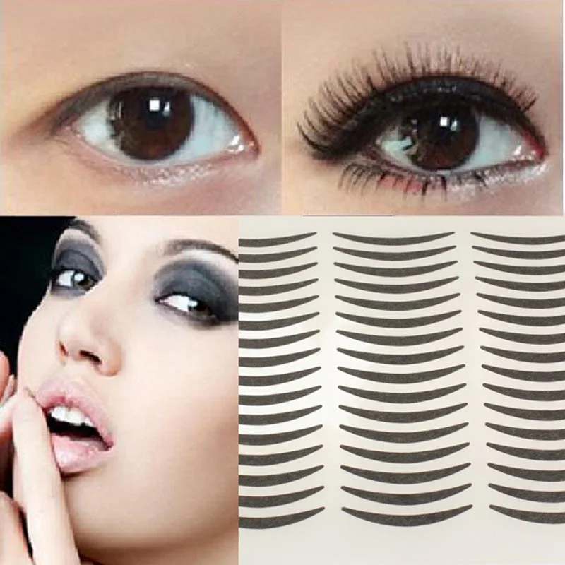 Модная наклейка для подводки глаз двойная лента переноса век тени Дымчатая