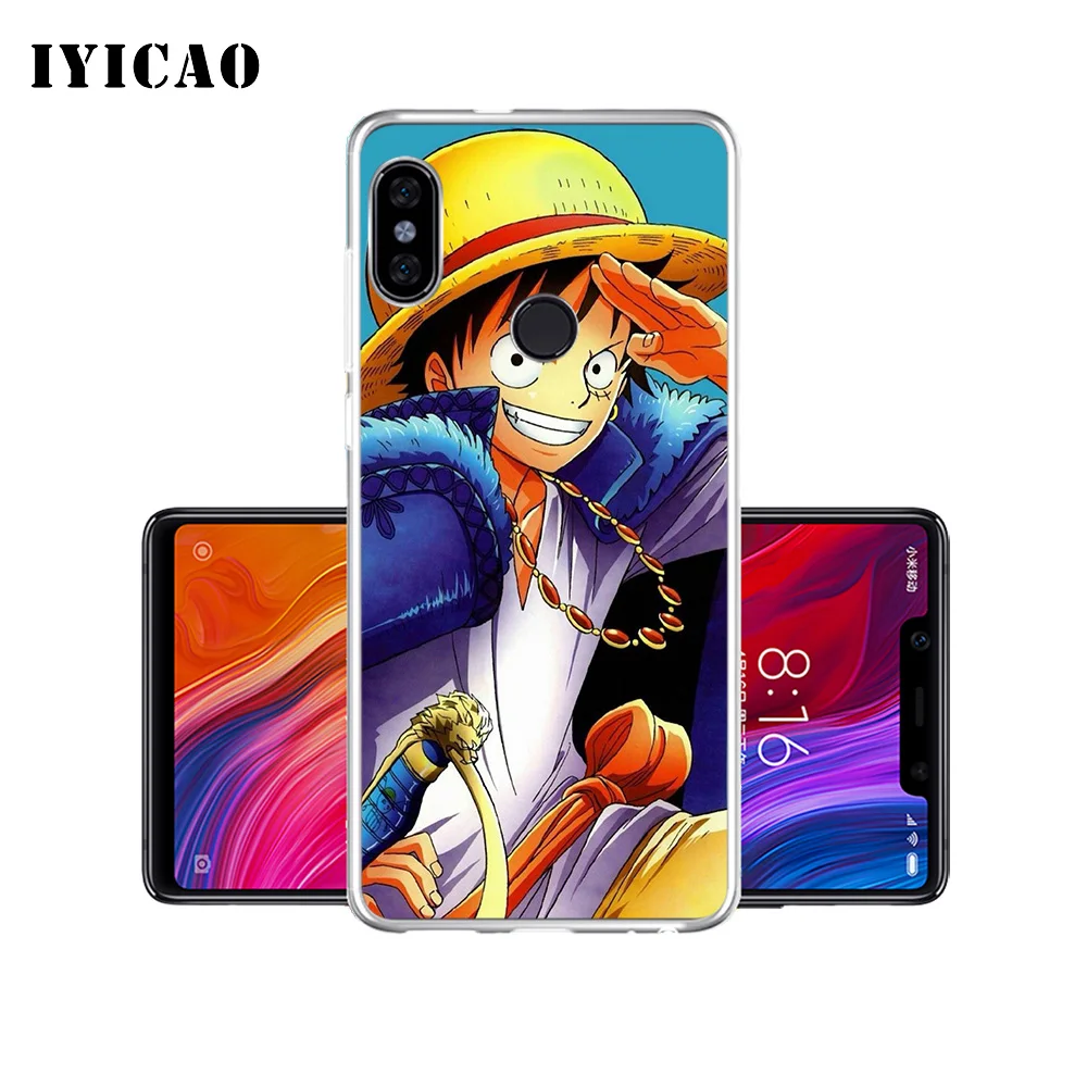 Мягкий силиконовый чехол для телефона IYICAO One piece Luffy Xiaomi Mi 9 8 SE 6 A1 A2 Lite F1 MIX2S MIX3 из
