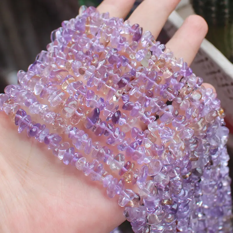 Оптовая продажа 3-10 мм натуральные аметрины бусины произвольной формы 15 &quot для