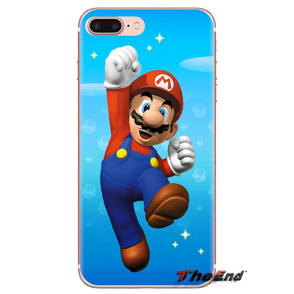 Силиконовые чехлы Супер Марио Bros грибы для huawei G7 G8 P7 P8 P9 P10 P20 P30 Lite Mini Pro P Smart Plus 2017 2018
