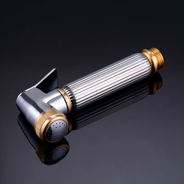 Смеситель для биде из твердой латуни ручной портативный античный дизайн