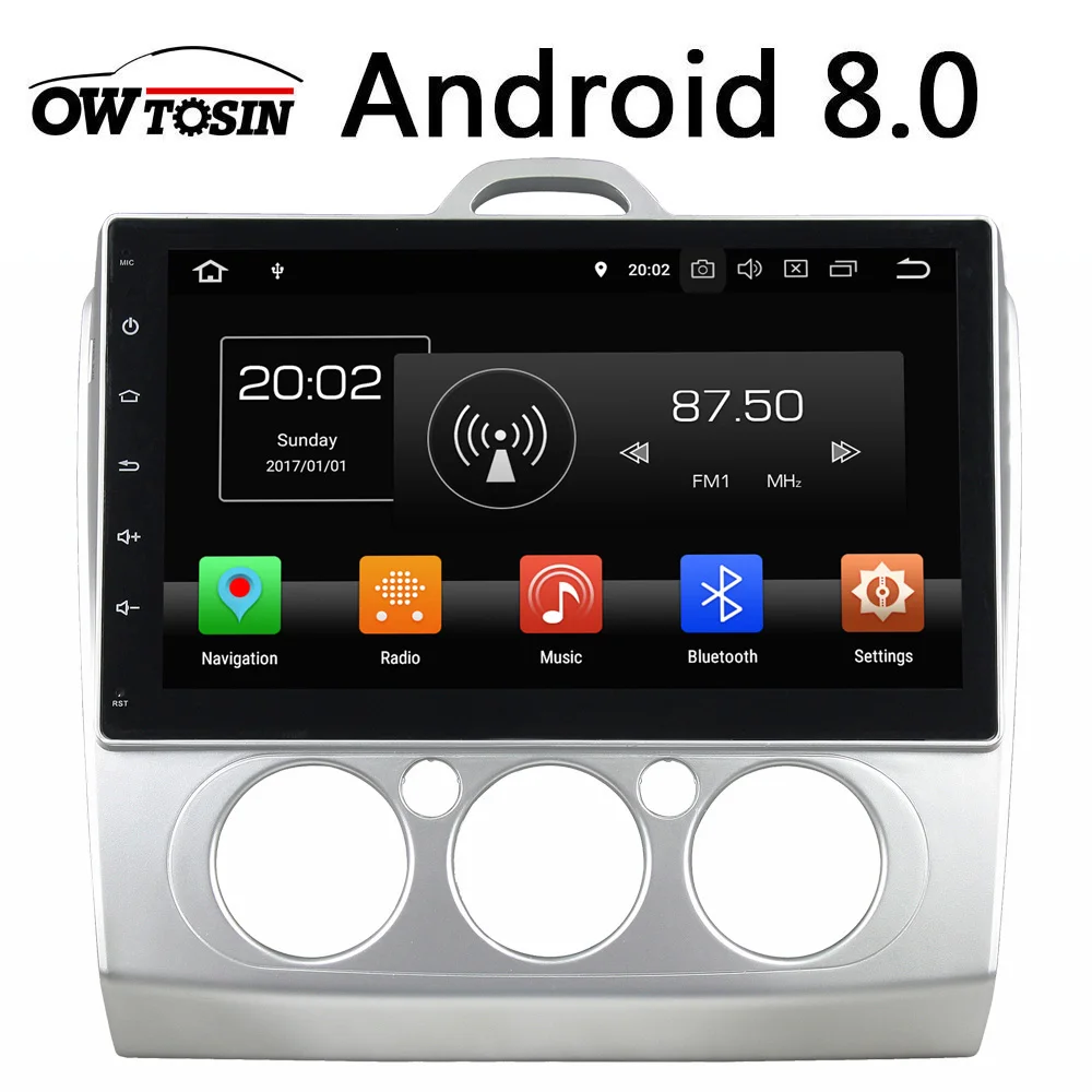 Octa Core 8.0 10," Octa Core Android 8,0/4 ядра Android 8,1 Автомобильный DVD плеер для Ford Focus 2007 2008 2009 2010 2011 автомобиль радио gps Bluetooth - Цвет: Octa Core 8.0
