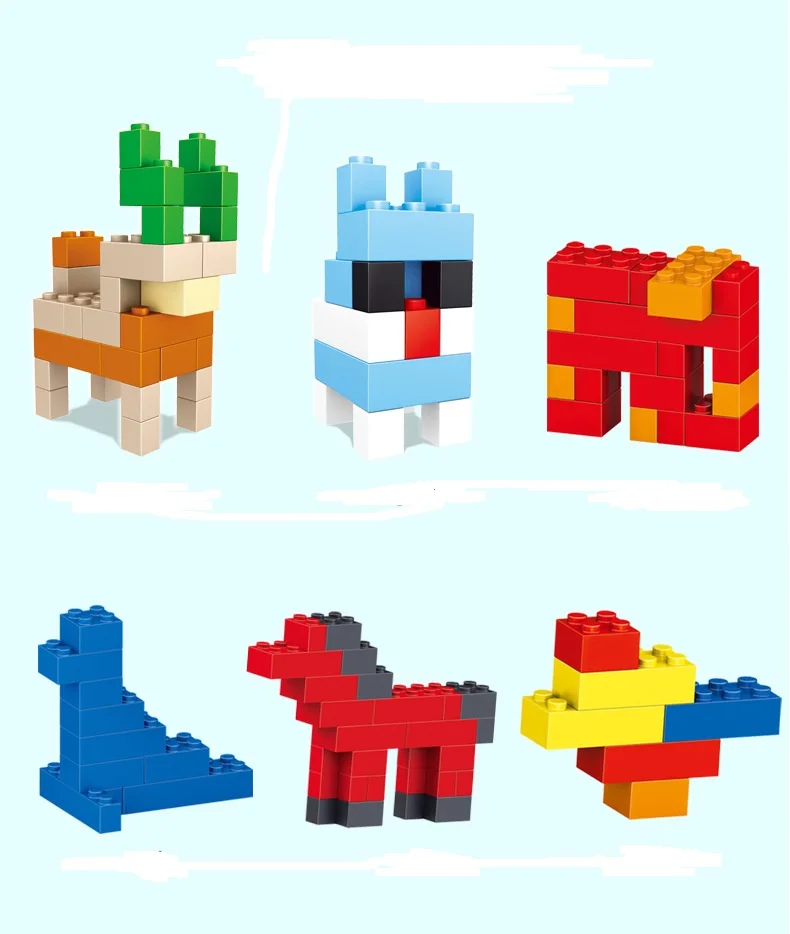 1000 штук строительные блоки маленького размера идущие Legoings фигурки поделки