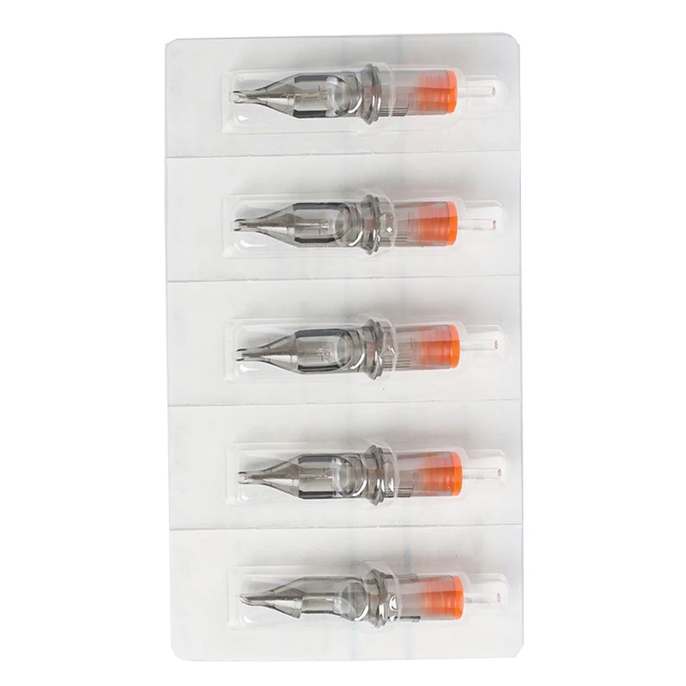 10 шт одноразовые красочные картриджи для тату иглы плоским лайнер M1 татуировки