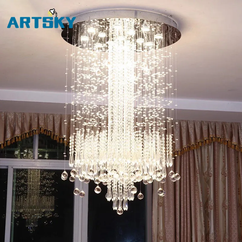 Современный минималистичный светодиодный светильник с длинной лестницей