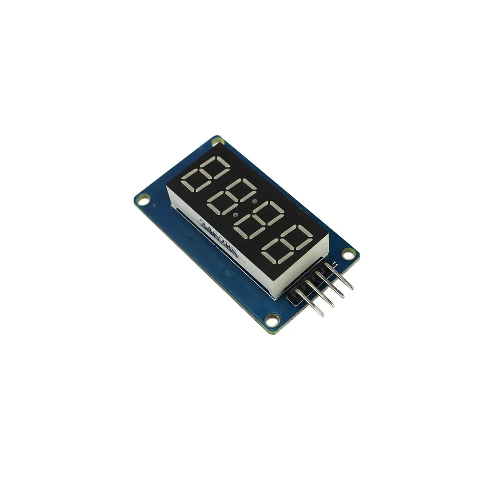 1 шт. TM1637 4 бита цифровой светодиодный модуль дисплея для arduino 7 сегментов 0,36 дюймов часы красный анод трубки четыре последовательных драйвер платы Пакет