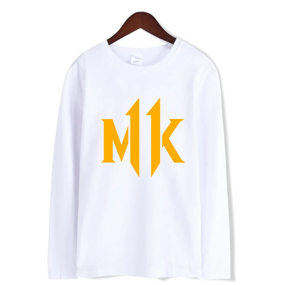 Mortal Kombat 11 игры мультфильм футболка с длинным рукавом для женщин мужчин аниме