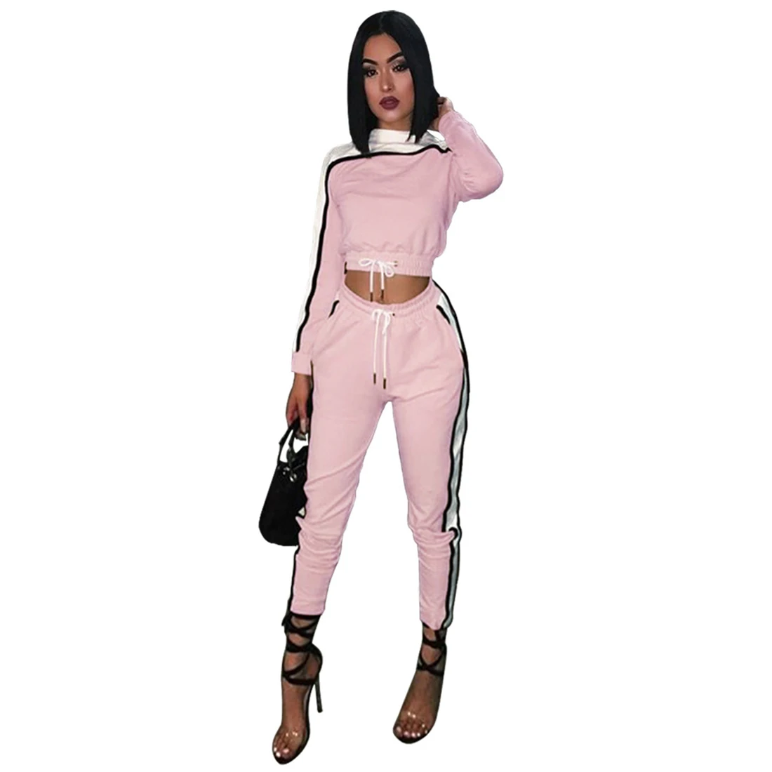 2017 хит продаж сексуальный комплект из двух предметов короткий укороченный топ и