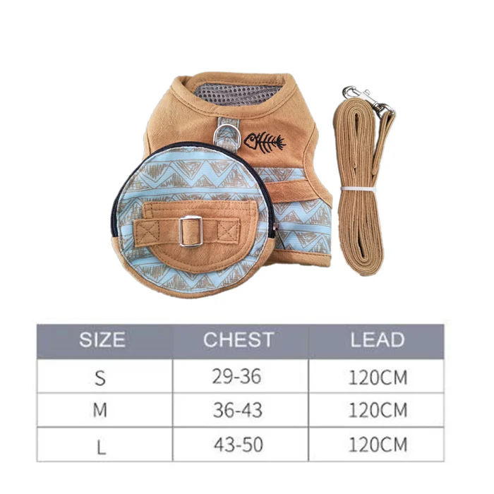 Light Blue Ambaby кошачий Ошейник Жгут Горячая распродажа! мягкий с воздухопроницаемой сеткой, с изображением собаки нагрудные ремни - Цвет: Light Blue