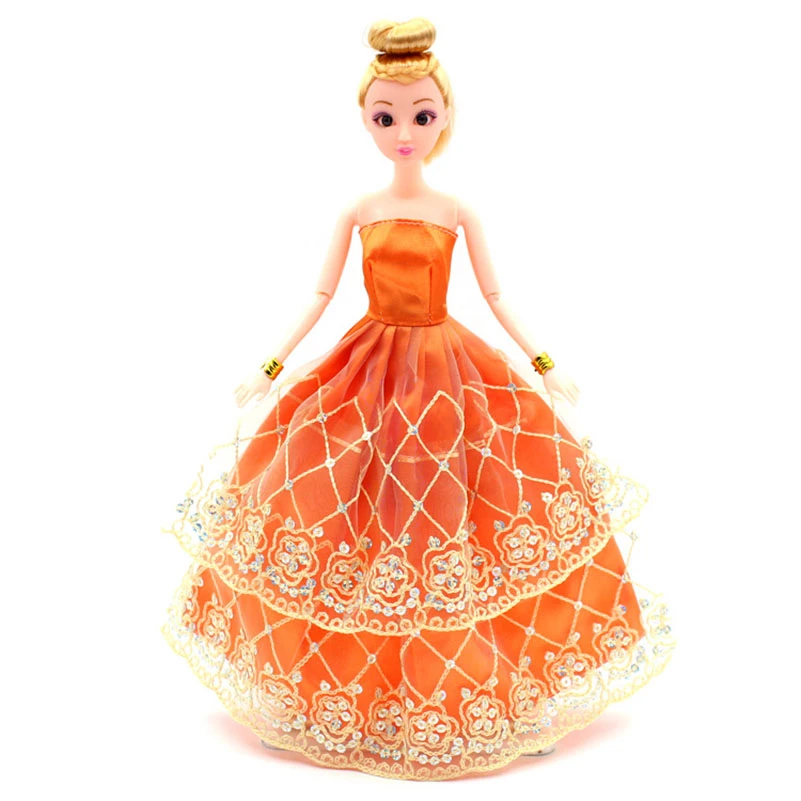 5 pcs Doll Dress Set Princess Clothes Accessories for Dolls Wedding Toys girls Poppenkleding 30cm | Игрушки и хобби
