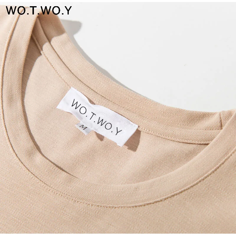 WOTWOY, летние платья с принтом, Длинные футболки, женские платья, плюс размер, темно-синие, абрикосовые, с круглым вырезом, с коротким рукавом, макси платья, повседневные женские платья