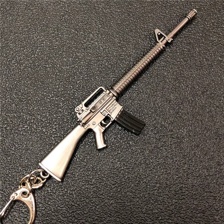 12 см PUBG оружие, винтовка AKM модель AK 47 Игрушки Брелки