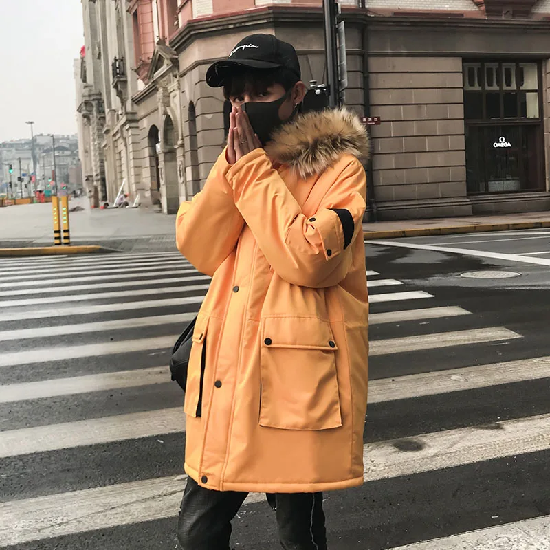 2019 New Fashion Thick Coats Men Fur Jacket Winter Warm Overcoat Men's Male Parka | Мужская одежда
