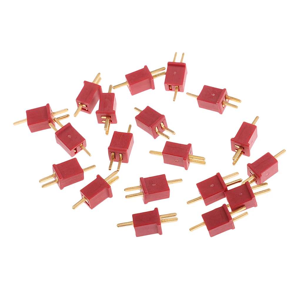 

10 пар разъемов Mini T, адаптеры для RC LiPo Battery Deans, разъемы ESC, детали