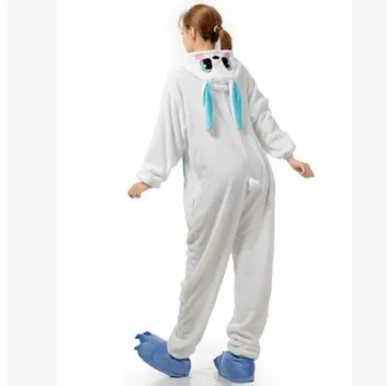 Унисекс любителей животных Кролик Onesie для взрослых Одна деталь Hallowen Косплэй