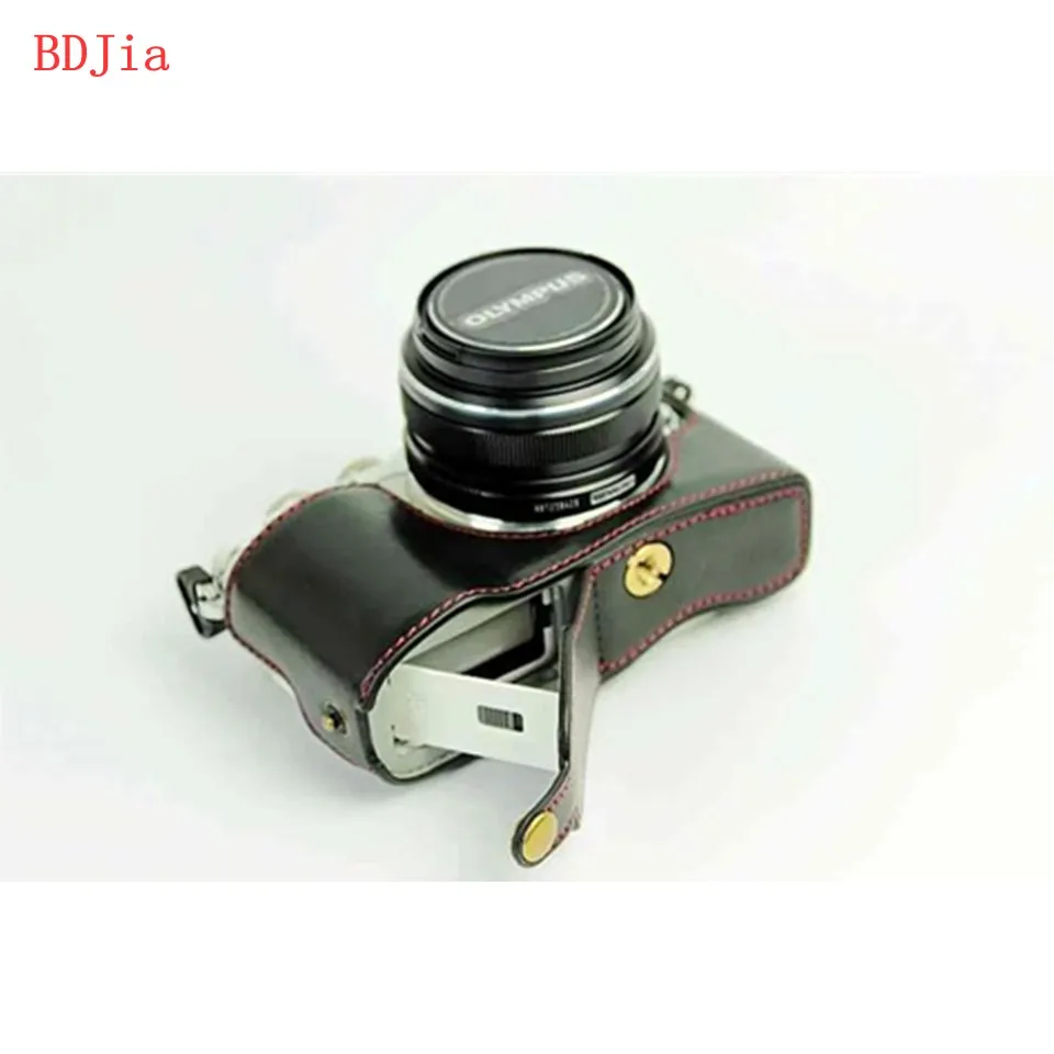 Новинка! Модная сумка для камеры чехол Olympus E PL10 PL9 PL8 искусственная кожа половина