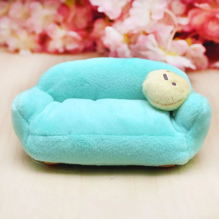 Япония Sumikkogurashi плюшевая кукла мини-диван Apple House Pan сцена украшение кулон Мягкая