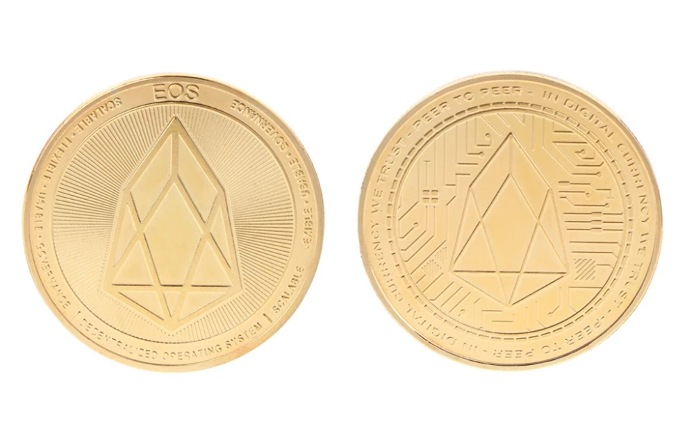 Валюта грейпфрута Виртуальная металлическая памятная монета EOS экспортная