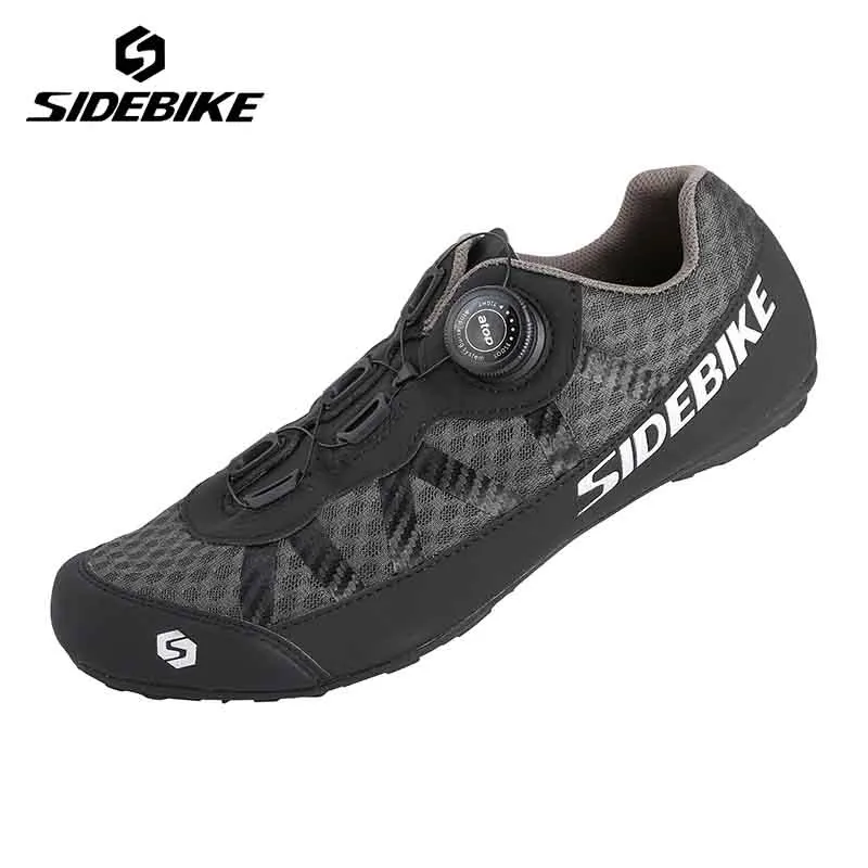 Черный Sidebike/унисекс; обувь для отдыха на открытом воздухе; обувь для езды на горном велосипеде; обувь для велоспорта; противоскользящие дышащие кроссовки; Sapatos 36-46 - Цвет: Черный