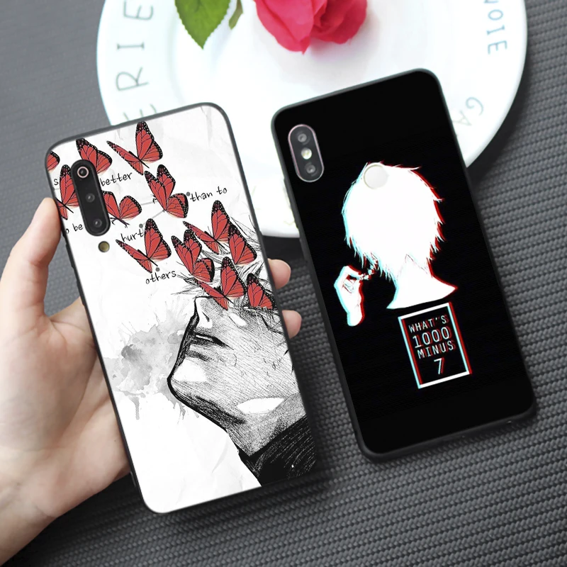 Мягкий силиконовый чехол для телефона в стиле аниме Токийские Гулы xiaomi mi 9 pro 9t se 8