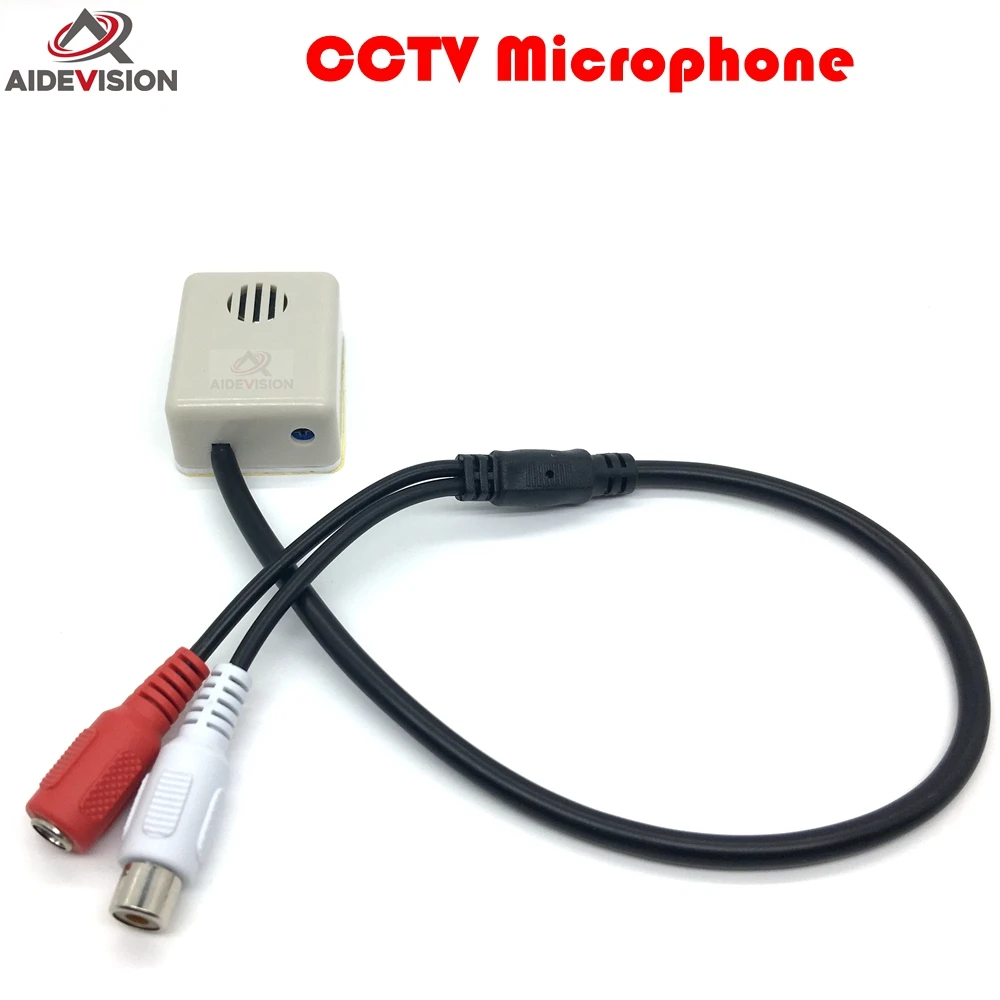 MINI видеонаблюдения микрофон звук Мониторы комплект Аудио Pick Up Устройство для DVR