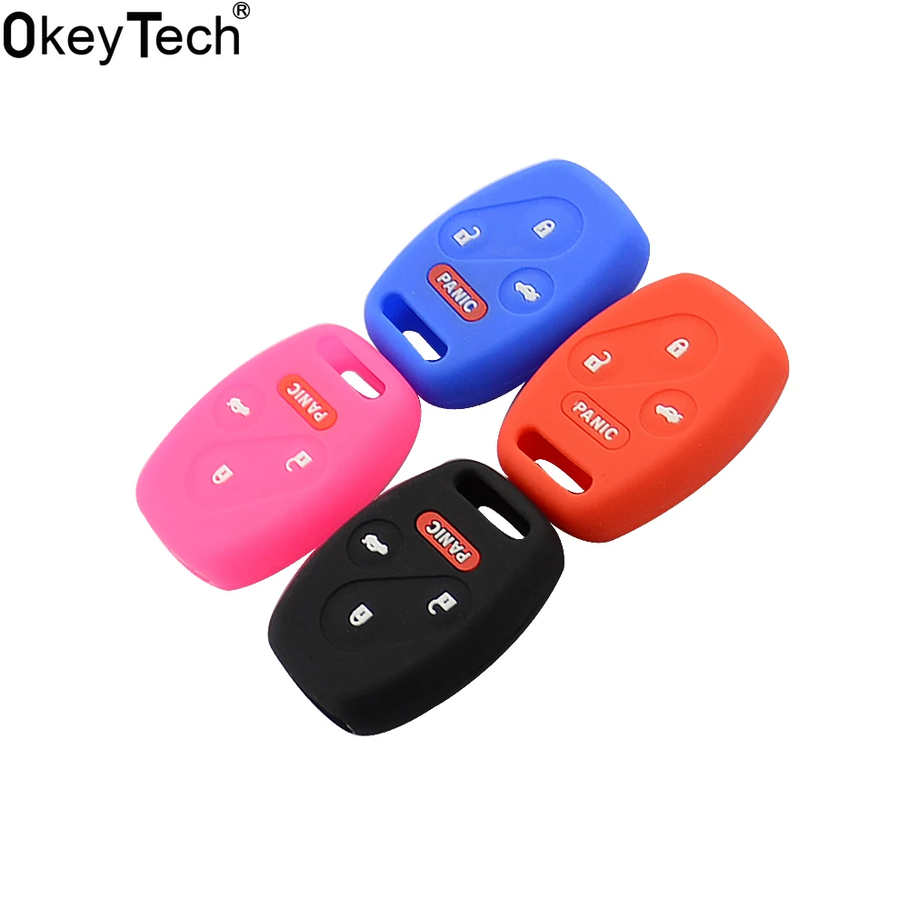OkeyTech 4 кнопки пульт дистанционного управления автомобильный Стайлинг чехол для