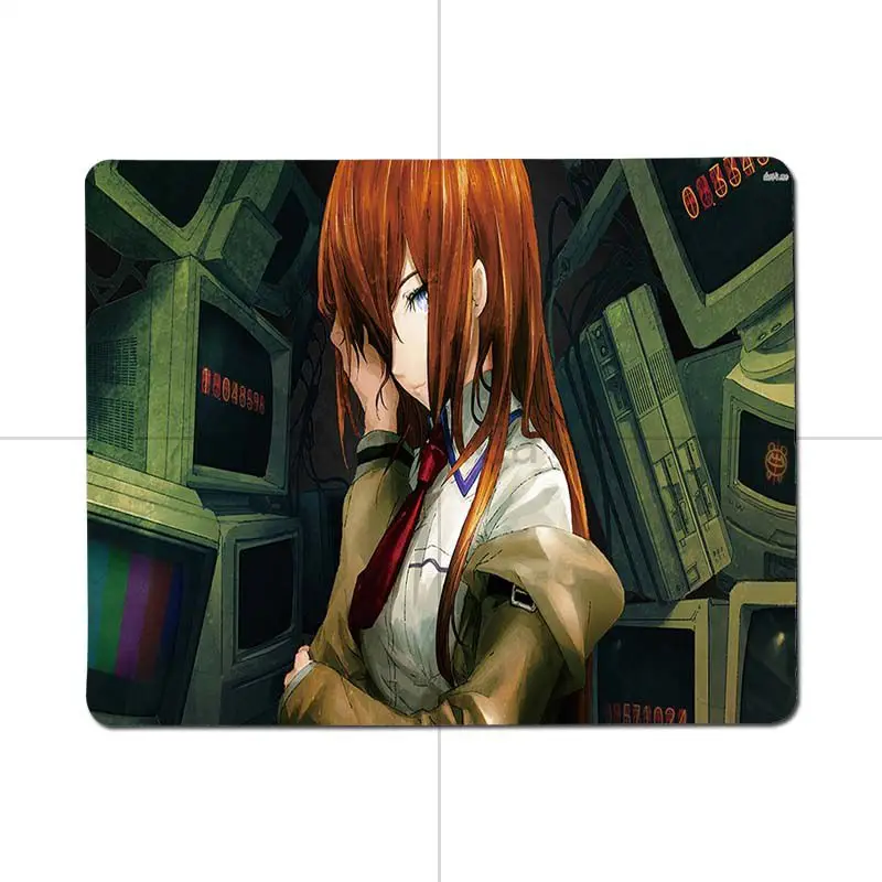 Прочный резиновый коврик для мыши MaiYaCa steins gate персонализированные коврики