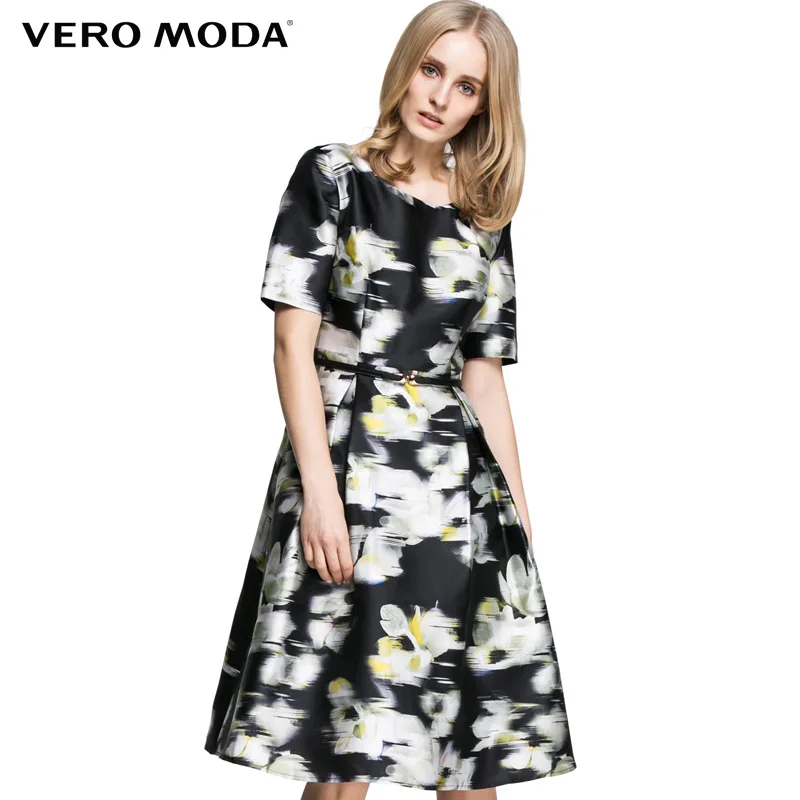 Vero Moda Бренд 2018 Новинка Женская Юбка с Короткими Рукавами Платье Женское Удобный