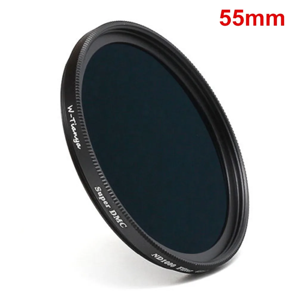 Ультратонкий фильтр нейтральной плотности ND 55 мм ND1000 10 для камеры canon nikon