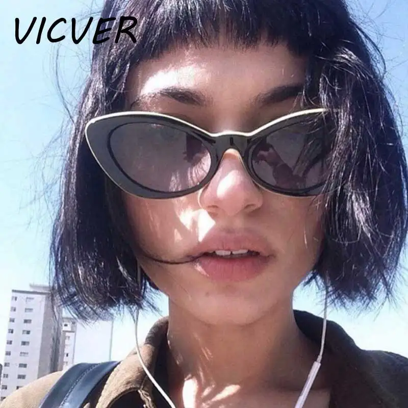 Овальные Солнцезащитные очки 2018 винтажные кошачий глаз брендовые дизайнерские