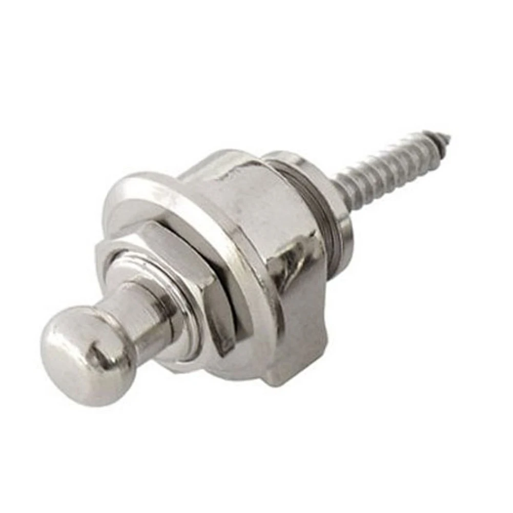 1 шт. круглый хромированный крепление для гитарных ремешков Запчасти