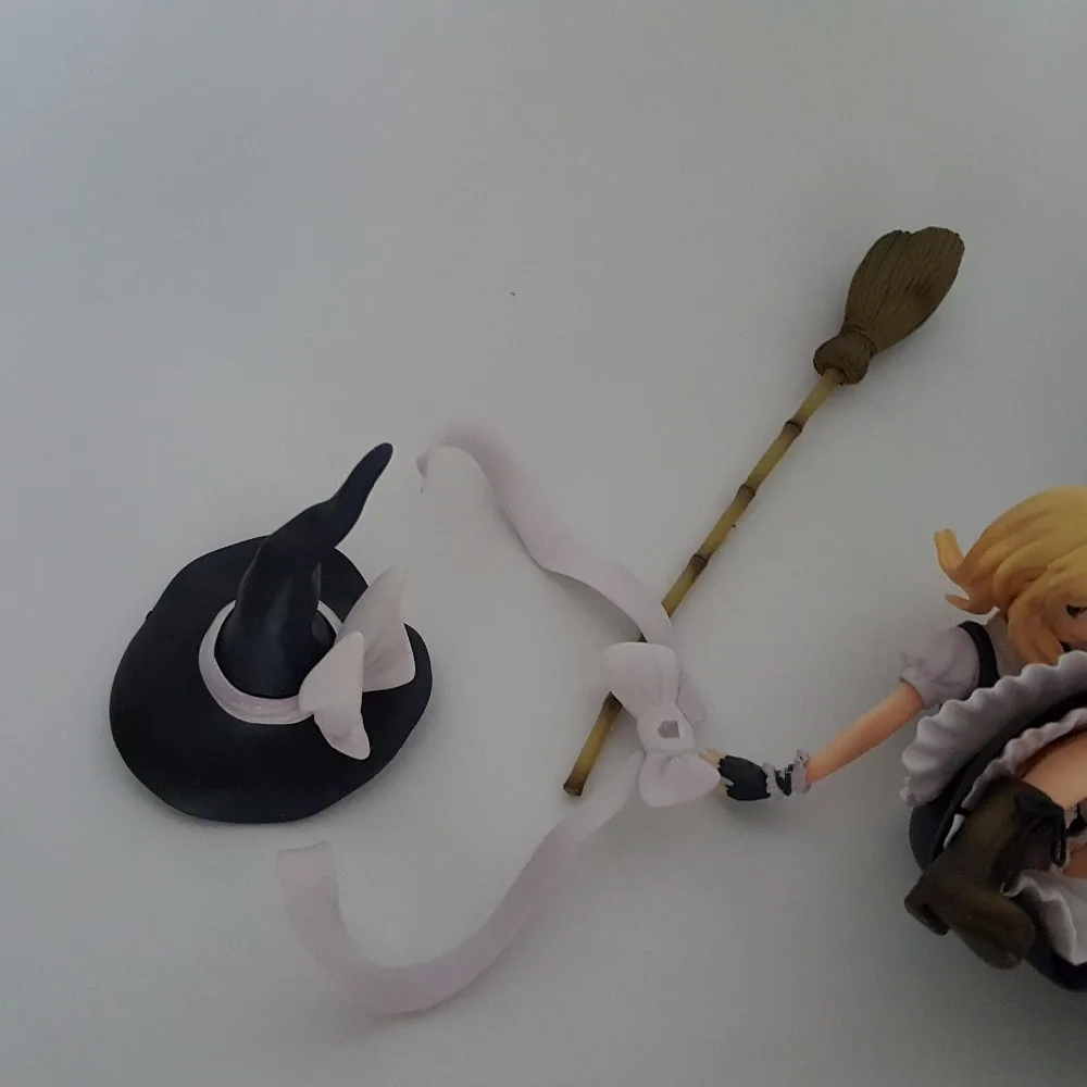 TouHou проект фигурку Kirisame Marisa ПВХ 220 мм аниме мультфильм Коллекционная модель