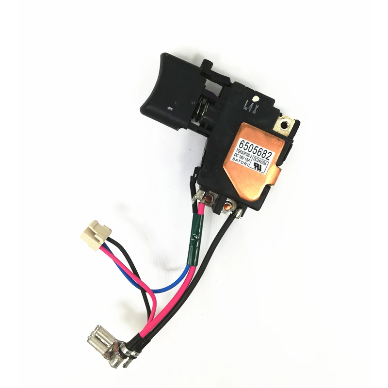 Переключатель для MAKITA TP140D BTP140Z BTP140SFE BTP140RFE BTP130 BTP130Z BTP130SFE BTP130RFE 650568 2 6505682|Аксессуары