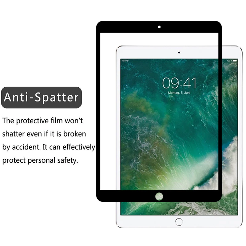 10D для Apple iPad 5 6 Air 2 Pro 2 3 4 9,7 дюймов чехол для планшета закаленное стекло экран для iPad pro защитная пленка