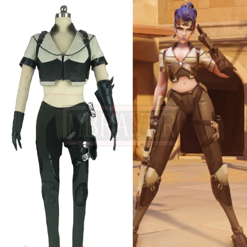 Костюм для косплея из игры OW widowmaker Amelie Lacroix костюмы на Хэллоуин изготовленные по