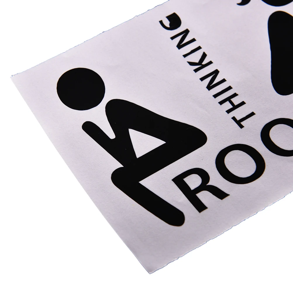 Новые съемные DIY настенные Стикеры для унитаза ванная комната водонепроницаемый