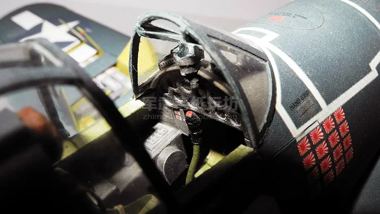 Американский F4U-1A пиратский носитель Бумажная модель в 1:33 авиационная модель армейский особняк DIY