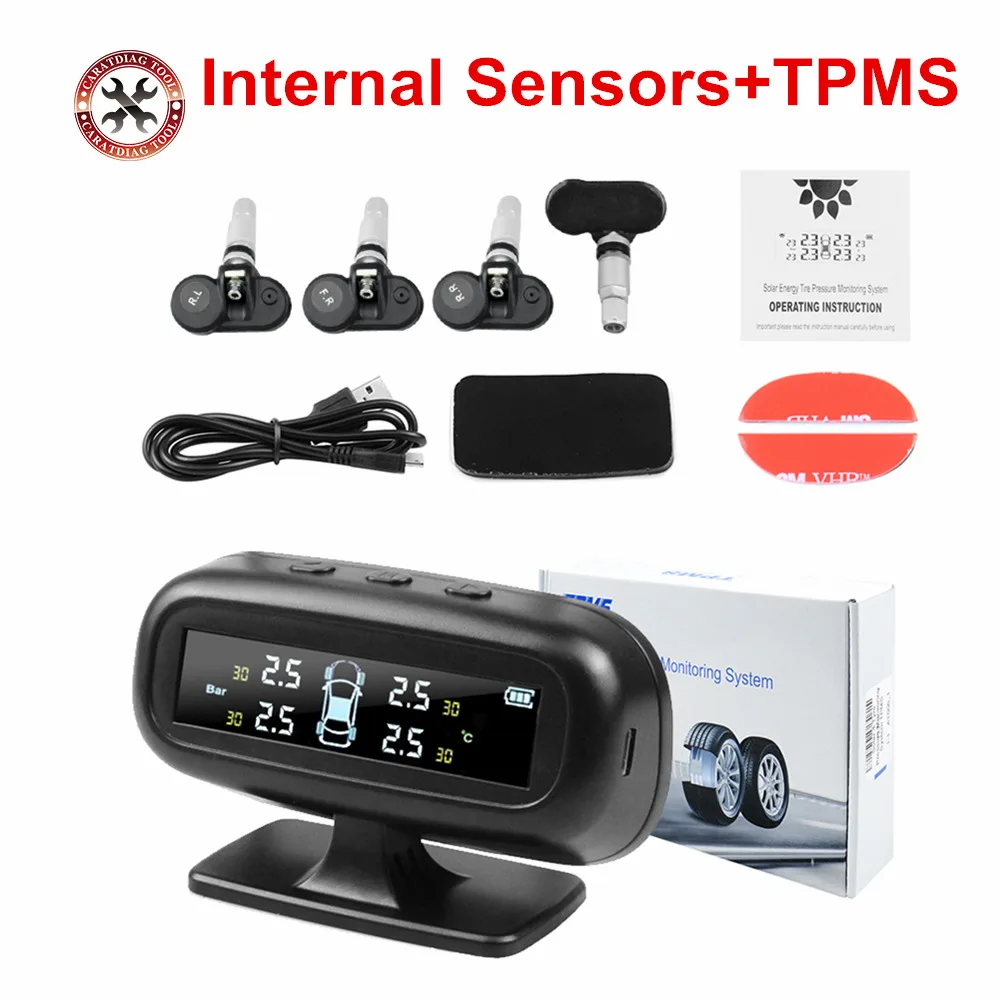 2021 новейшая система контроля давления в шинах на солнечной батарее TPMS