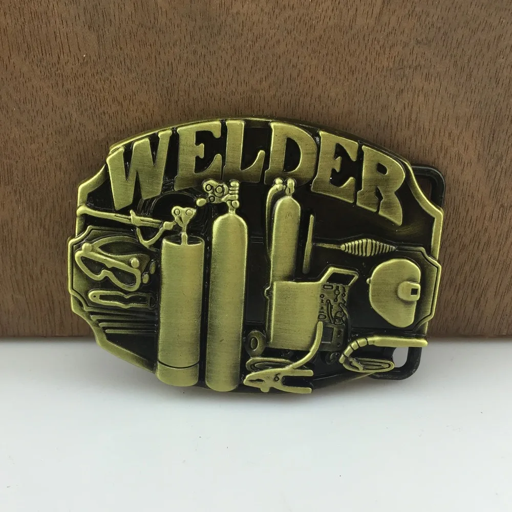 BuckleClub оптовая продажа ретро western welder джинсы подарок пряжка для ремня мужчин