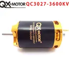 Высокая Скорость QX-MOTOR 3027 3600KV DC бесщеточный мотор RC DIY сделай сам, коррозийных свойствах, крутящий момент игрушечный автомобиль с рисунком парохода модель самолета ремонт инструмента