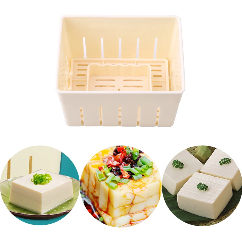 Домашний DIY тофу прессформы пластиковые соевого творога изготовление кухонные