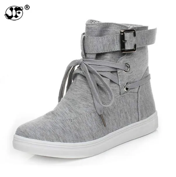 

2021 new style fashion casual boots Ladies Round head Lace Up flats shoes women ankle boots 741
