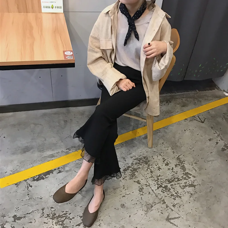 2017 распродажа Для женщин Брюки Лето новый корейский Chic свободные тонкая талия