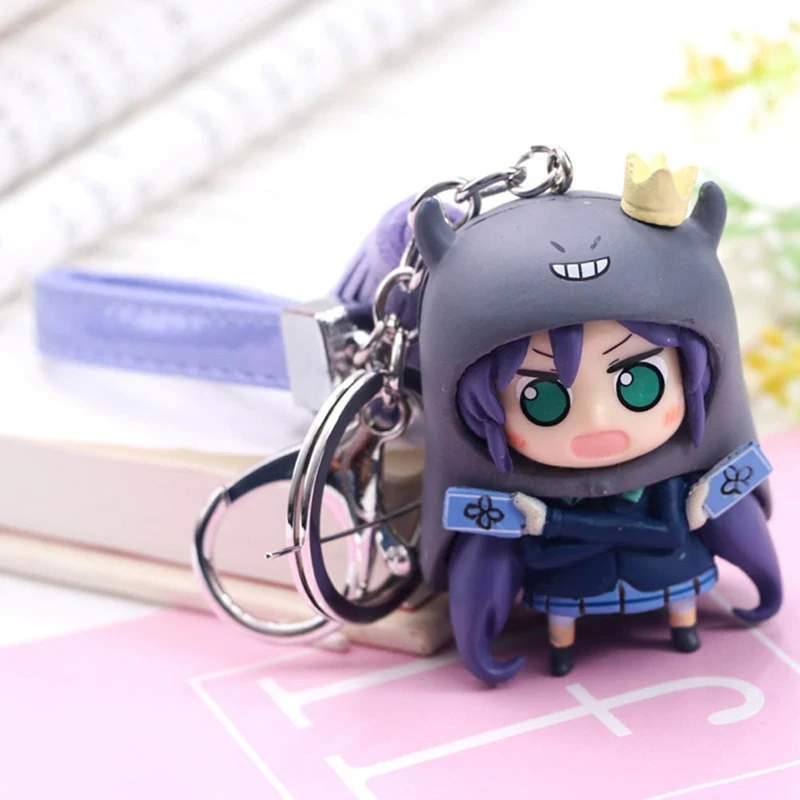 1 шт. прекрасный Аниме Любовь live ПВХ брелок Lovelive сумка Подвеска Брелок фигурка Косплей игрушка