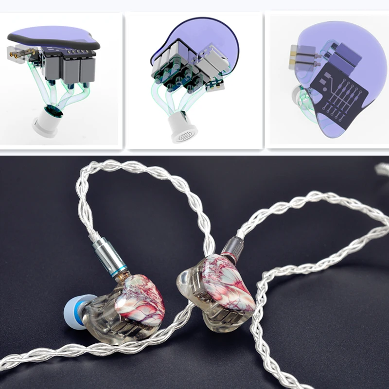 Новинка 2019 наушники CTZ 24BA сбалансированные арматурные драйверы HIFi гарнитура